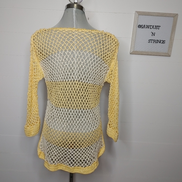 ADORABLE crochet floral swim cover/top S/M - Picture 7 of 13